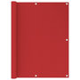 Voir la diapositive 1 : VIDAXL Ecran de balcon Rouge 120x400 cm PEHD