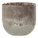 Paris Prix Photophore en Verre Design  Scavo  10cm Gris