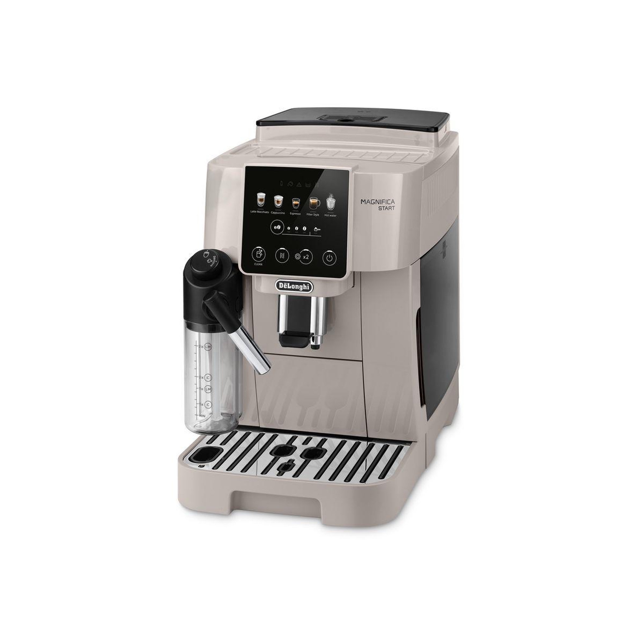 Voir la diapositive 4 : DELONGHI Expresso broyeur magnifica start color feb2291.bg latte beige color latte