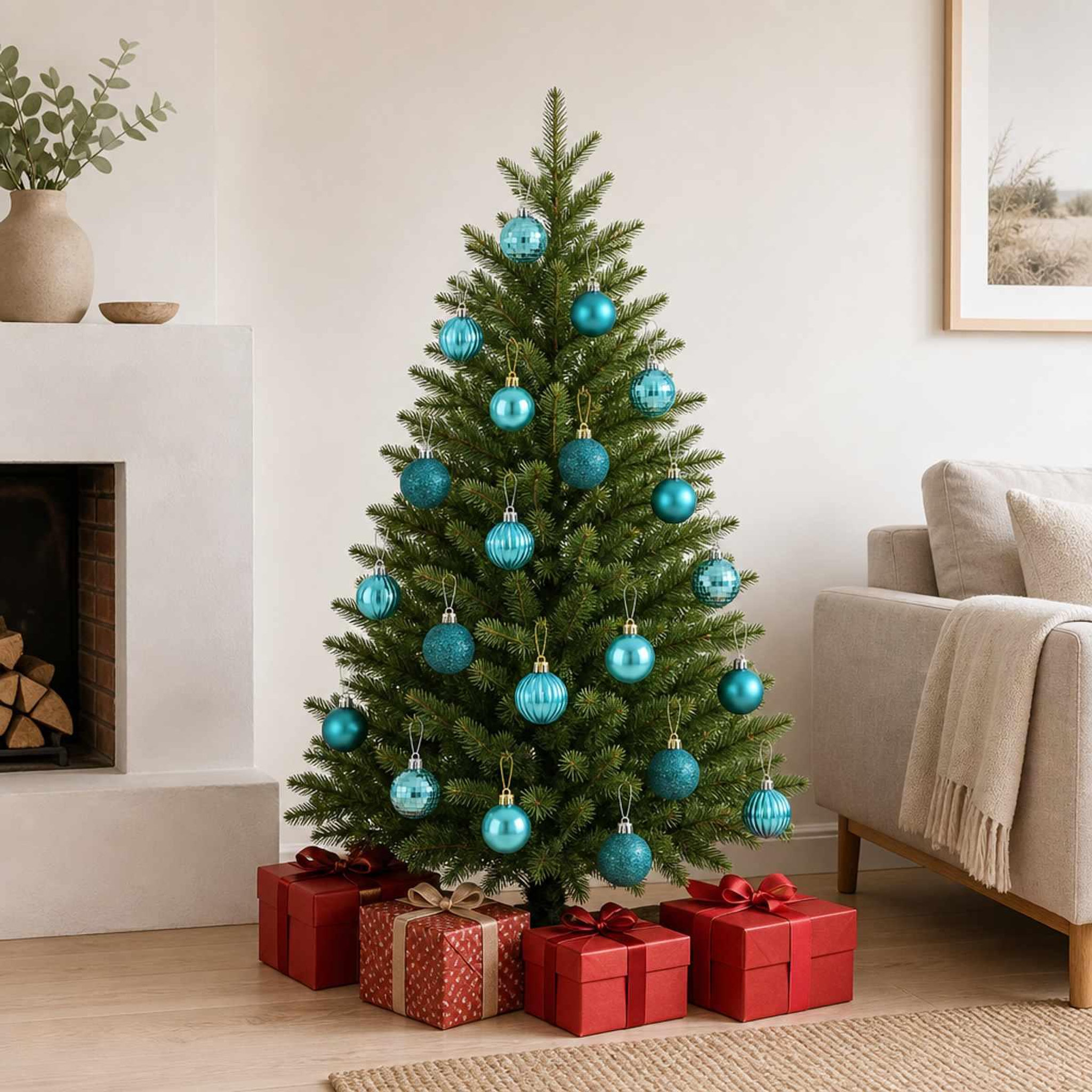 Voir la diapositive 2 : VIDAXL Ensemble de boules de Noël 100 pc Vert 4 cm Polystyrene