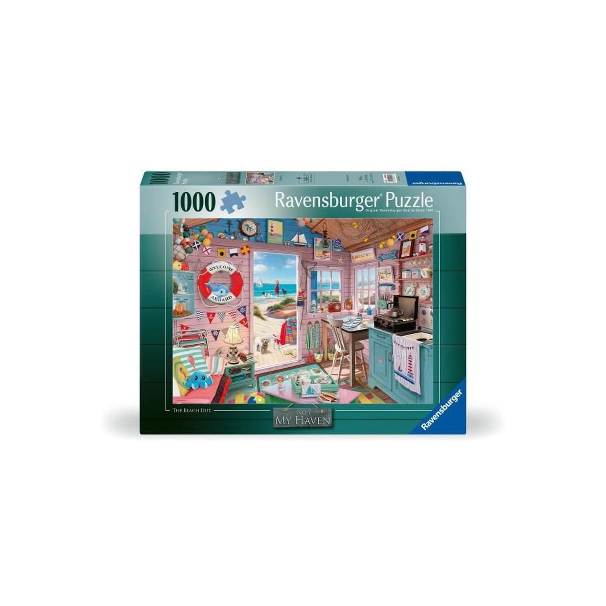 RAVENSBURGER Puzzle 1000 pièces - Cabanon de la plage
