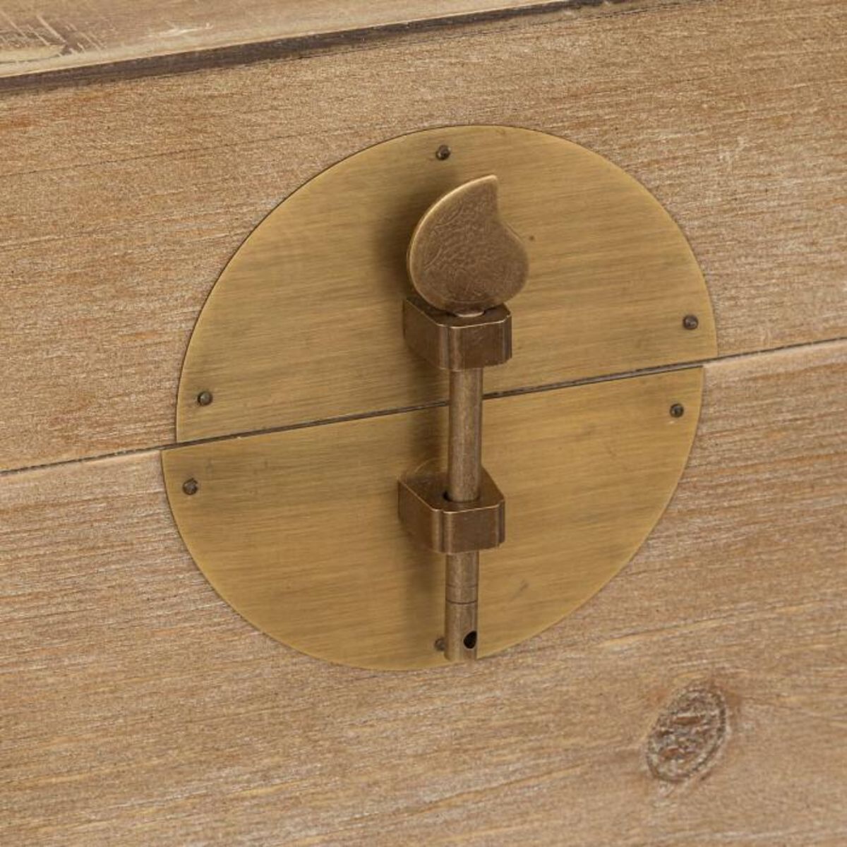 ATMOSPHERA Lot de 3 Malles Déco  Jiling  58cm Naturel