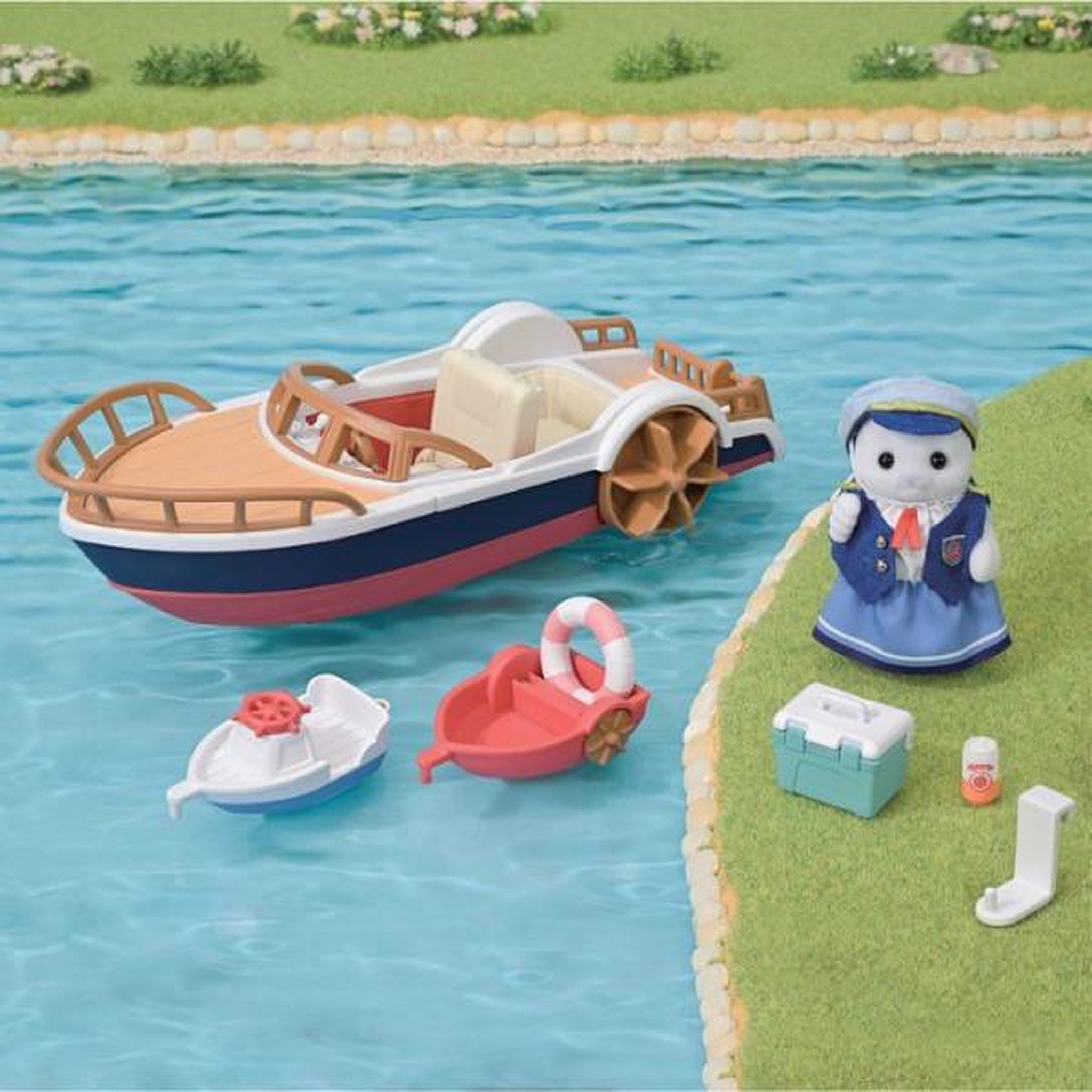 Voir la diapositive 4 : Sylvanian Families Le bateau de plaisance - SYLVANIAN FAMILIES - 5864 - Mini univers