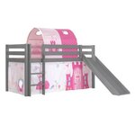 Paris Prix Pack - Lit Enfant, Tente & Tunnel  Pino Princesse  Gris