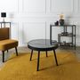 Voir la diapositive 5 : Paris Prix Table Basse Horloge  Lounge  70cm Noir