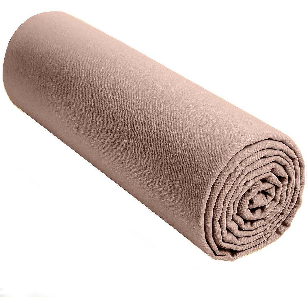 BATON ROUGE Drap housse 100% lin lavé 160g nougat