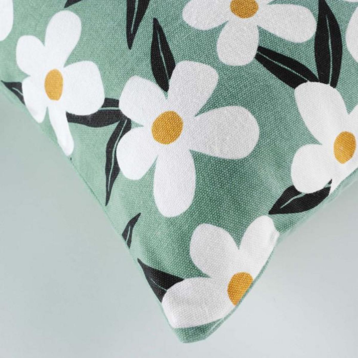 Paris Prix Housse de Coussin Imprimé  Darcy  40x40cm Sauge