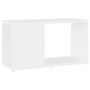 Voir la diapositive 2 : VIDAXL Meuble TV Blanc 60x24x32 cm Bois d'ingenierie