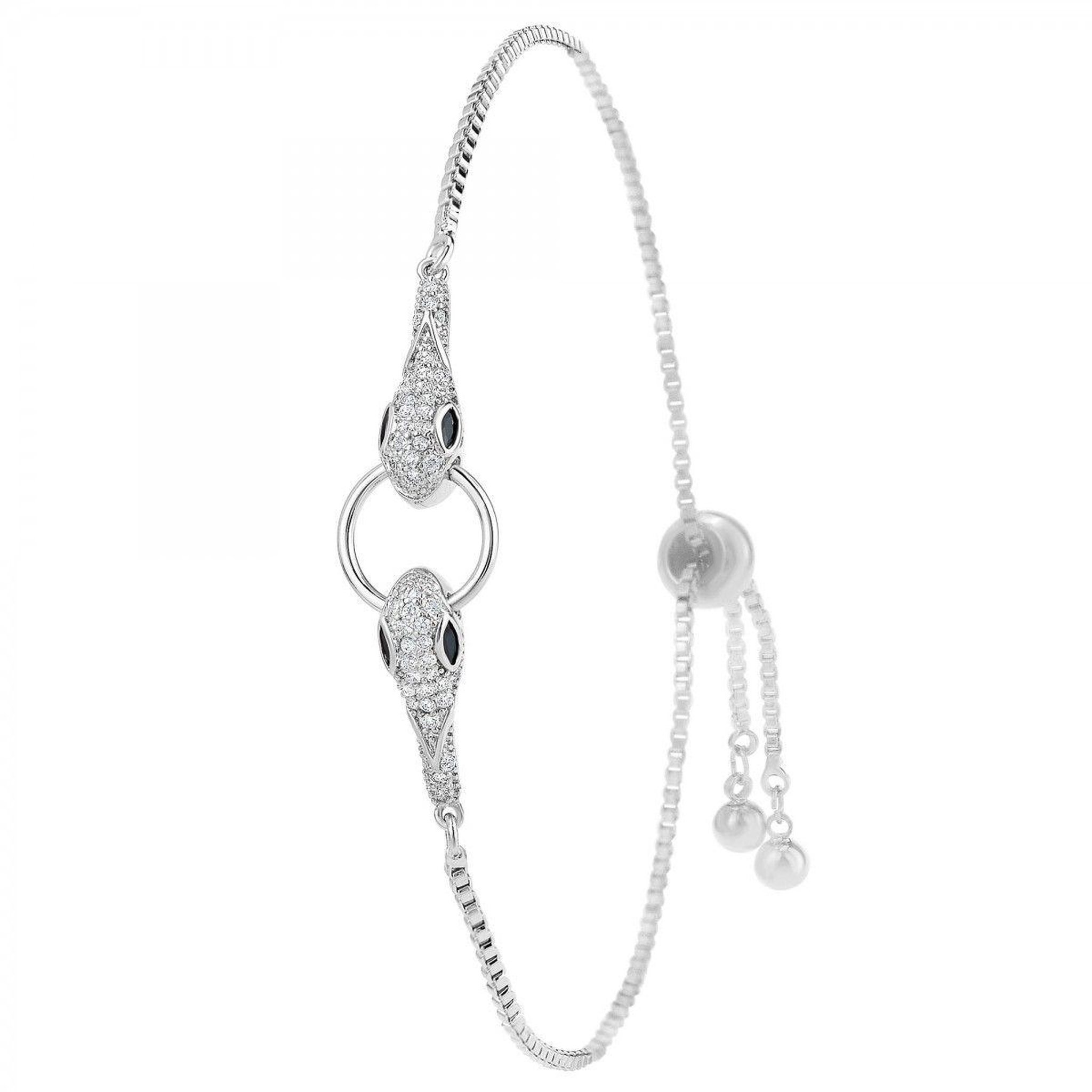 SC CRYSTAL Bracelet serpents par SC Crystal orné de Zirconium