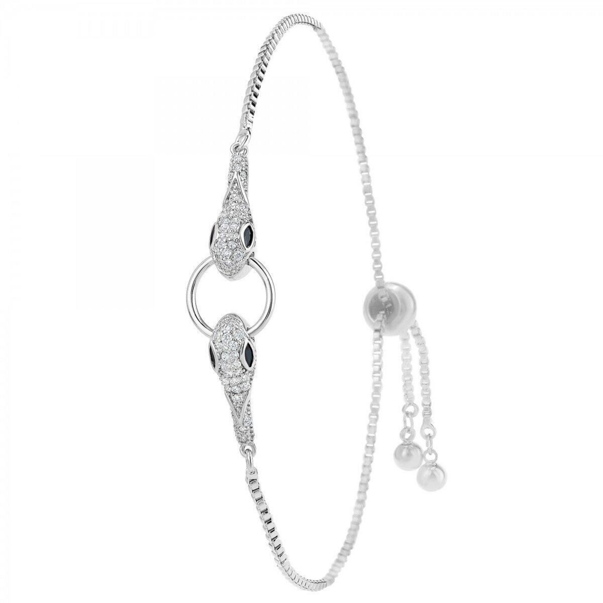 SC CRYSTAL Bracelet serpents par SC Crystal orné de Zirconium