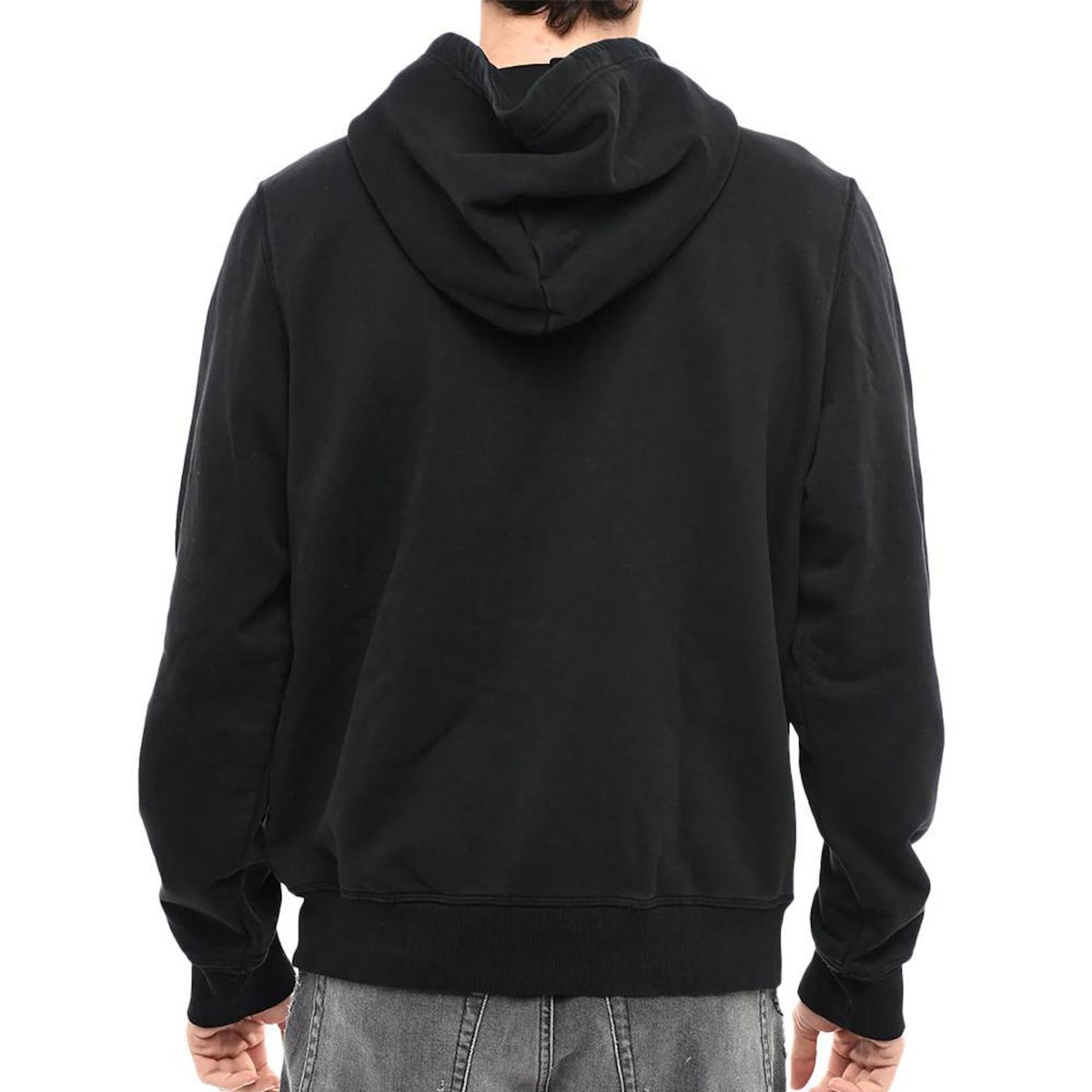 DIESEL Sweat Noir/Rouge Homme Diesel Felpa