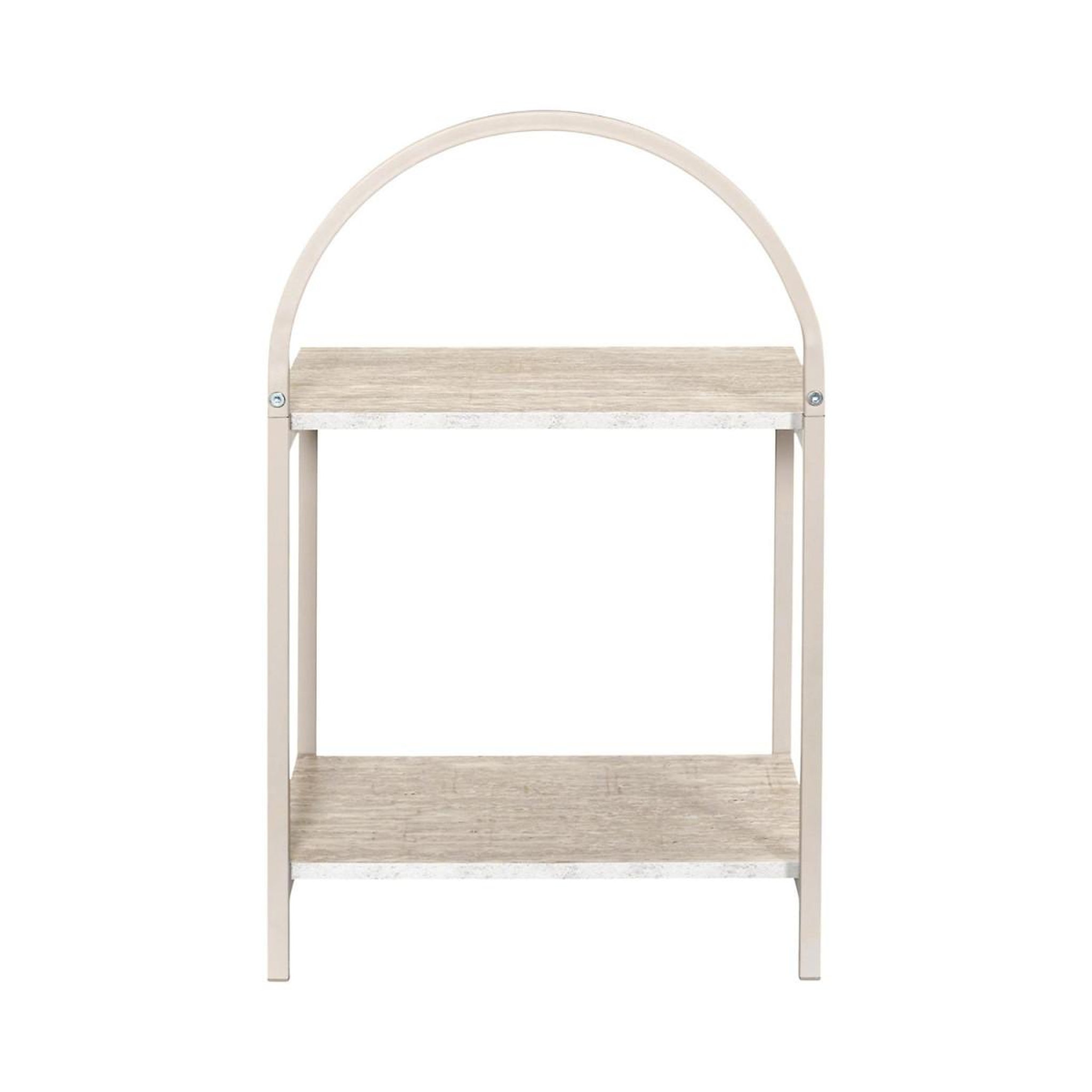 Voir la diapositive 4 : The Home Deco Factory Table de chevet arche  terra nova  63cm beige