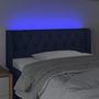 Voir la diapositive 4 : VIDAXL Tete de lit a LED Bleu 93x16x78/88 cm Tissu