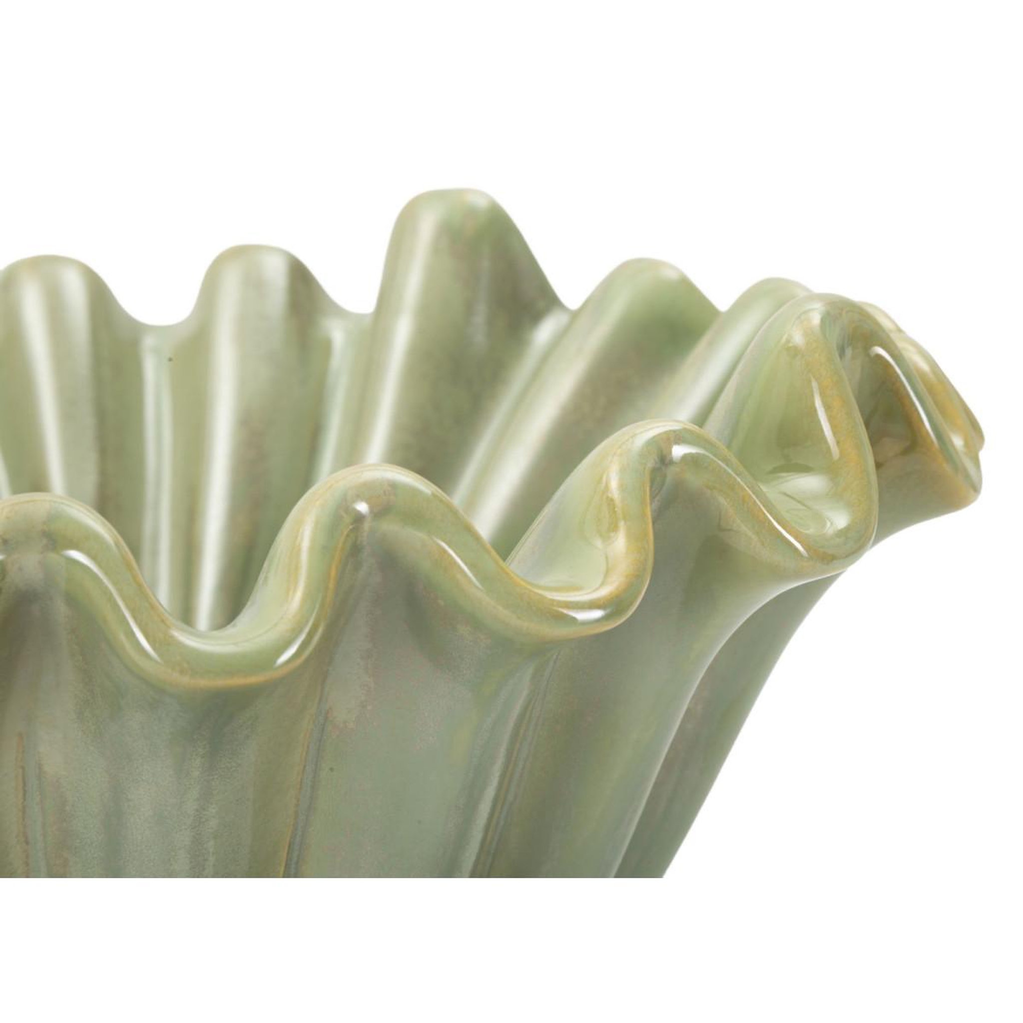 Voir la diapositive 4 : Paris Prix Vide-poche en céramique  venice  33cm vert