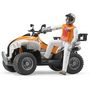 Voir la diapositive 2 : Bruder Quad avec figurine bworld