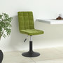 Voir la diapositive 1 : VIDAXL Chaises pivotantes a manger lot de 6 vert clair velours
