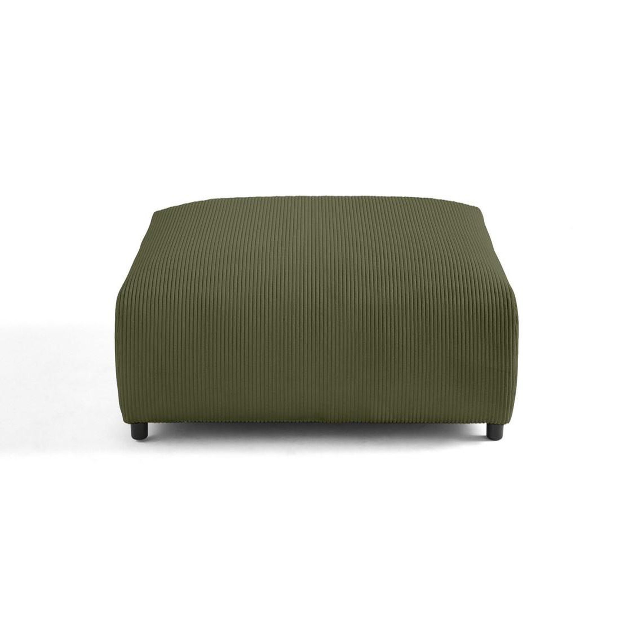 Voir la diapositive 5 : LISA DESIGN Garance - grand pouf modulable - en velours côtelé
