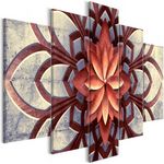 Paris Prix Tableau Imprimé 5 Panneaux  Fan Wide. Coloris disponibles : Multicolore