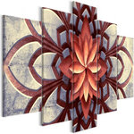 Paris Prix Tableau Imprimé 5 Panneaux  Fan Wide. Coloris disponibles : Multicolore