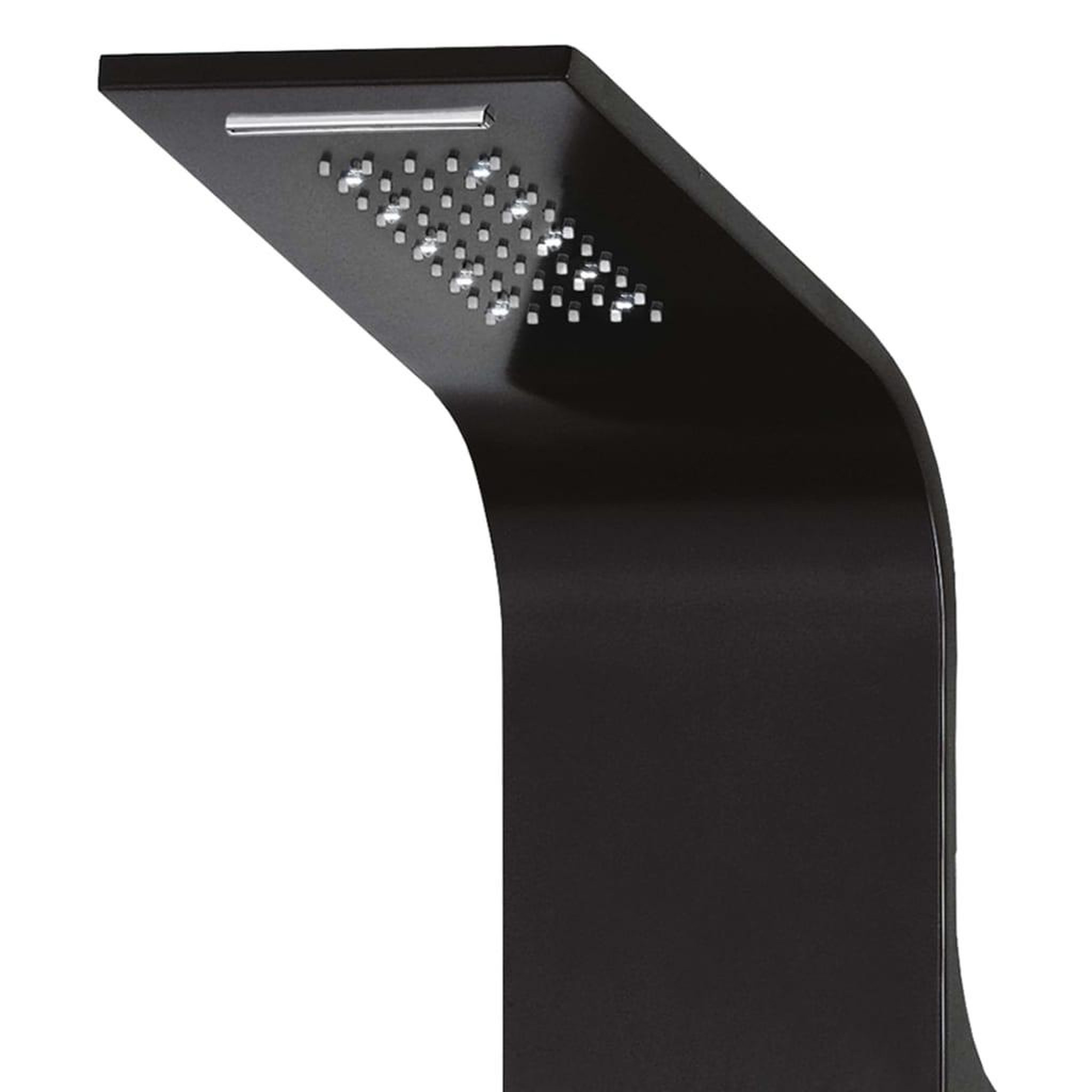 Voir la diapositive 5 : VIDAXL Panneau de douche aluminium 20x44x130 cm noir