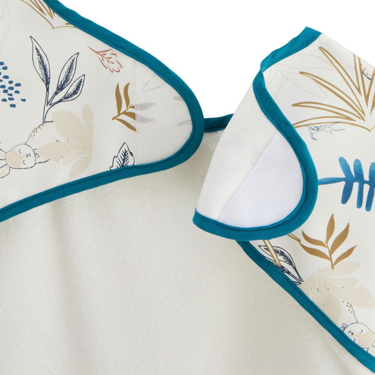 Petit Béguin Bavoir tablier manches longues Gribouille