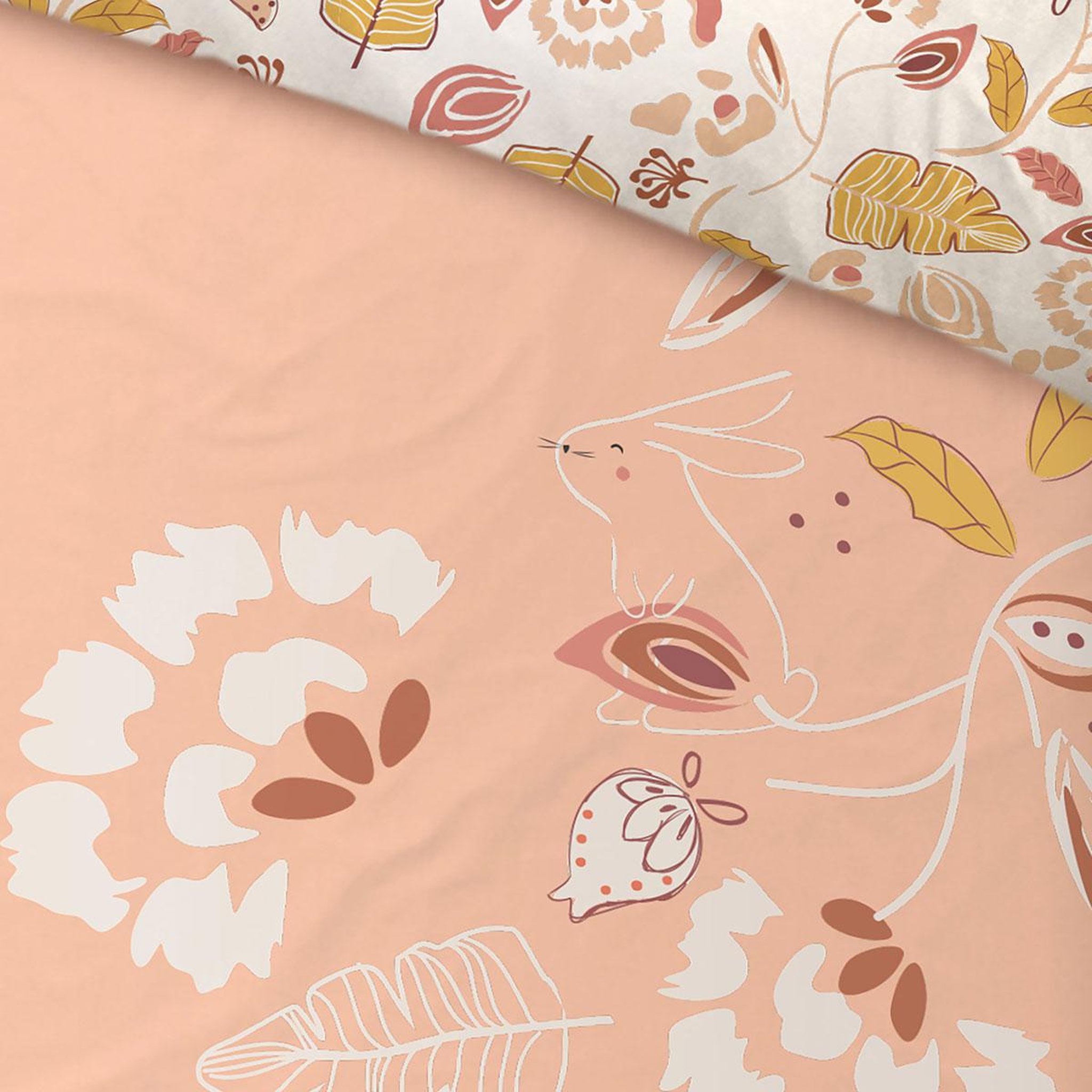 Voir la diapositive 3 : Petit Béguin Housse de couette enfant + taie d'oreiller Samba
