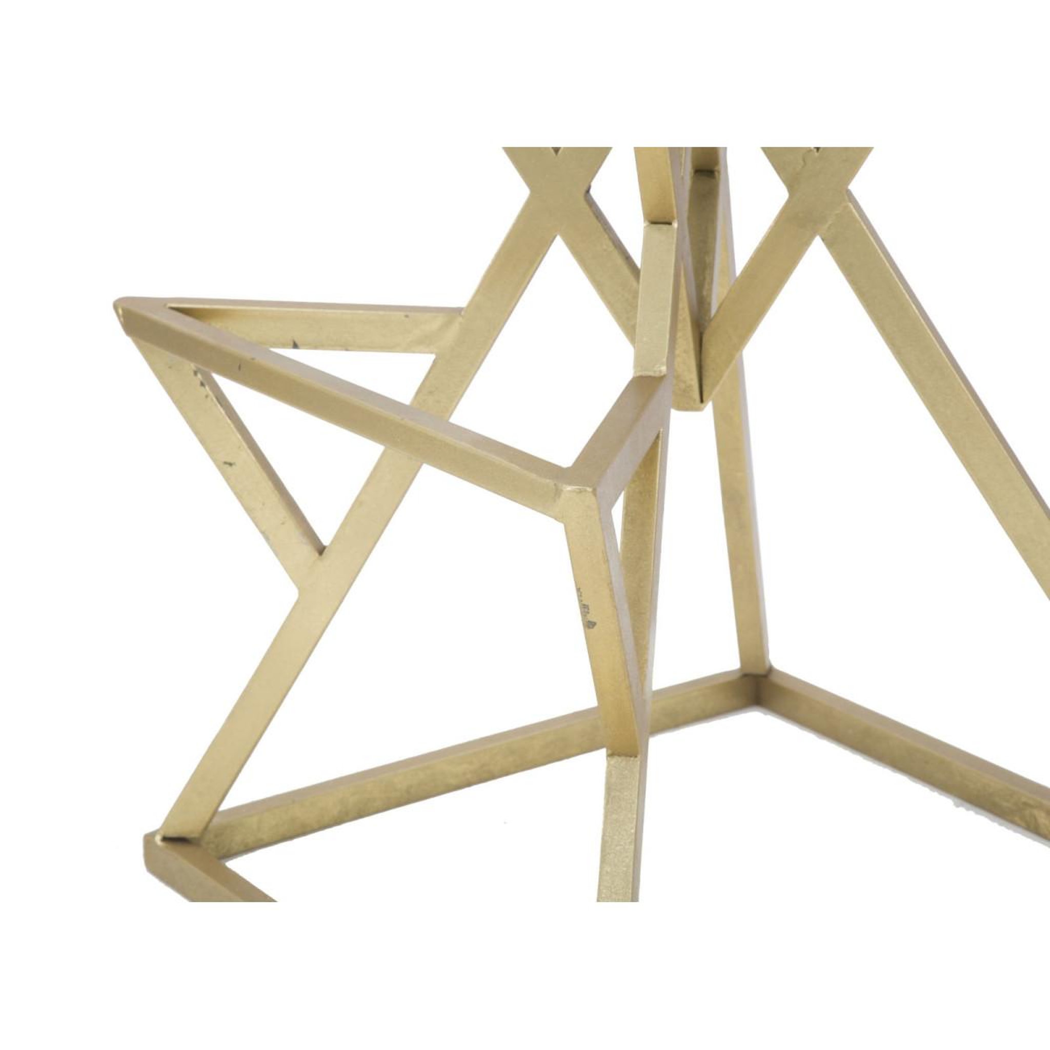 Voir la diapositive 6 : Paris Prix Tabouret de bar design  pyramid  75cm noir & or