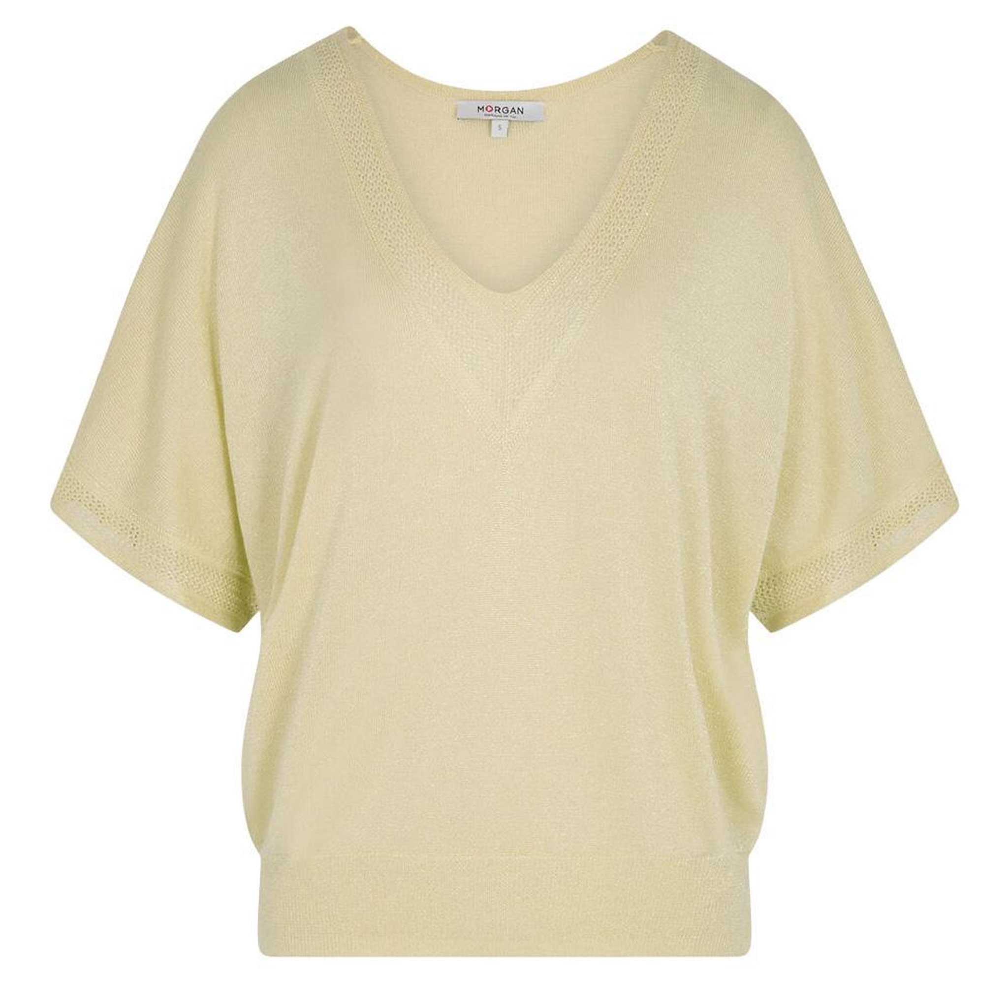 Voir la diapositive 3 : MORGAN Pull Jaune Femme Morgan MCHRIS
