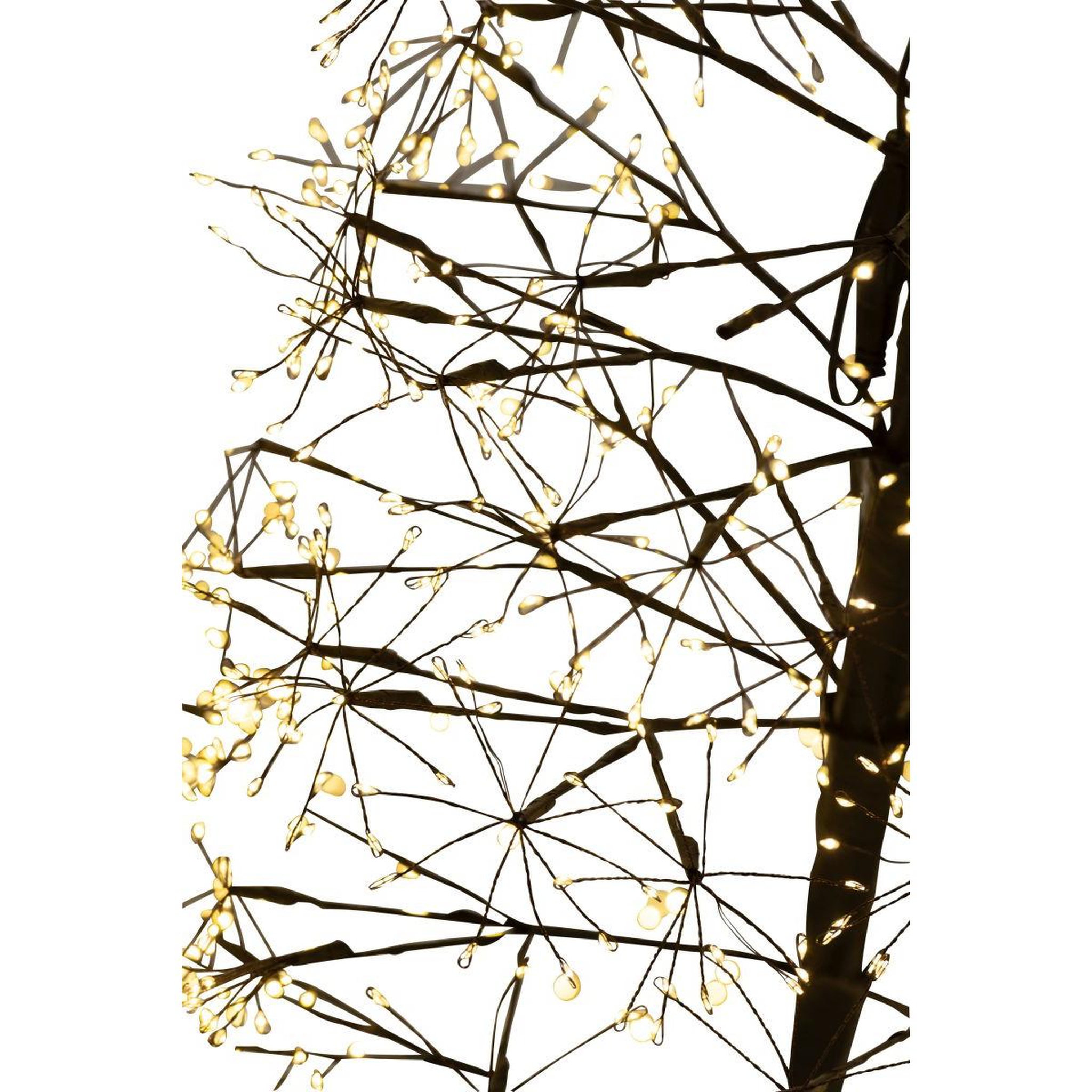 Voir la diapositive 3 : J-LINE Sapin à led en métal  grady  120cm noir
