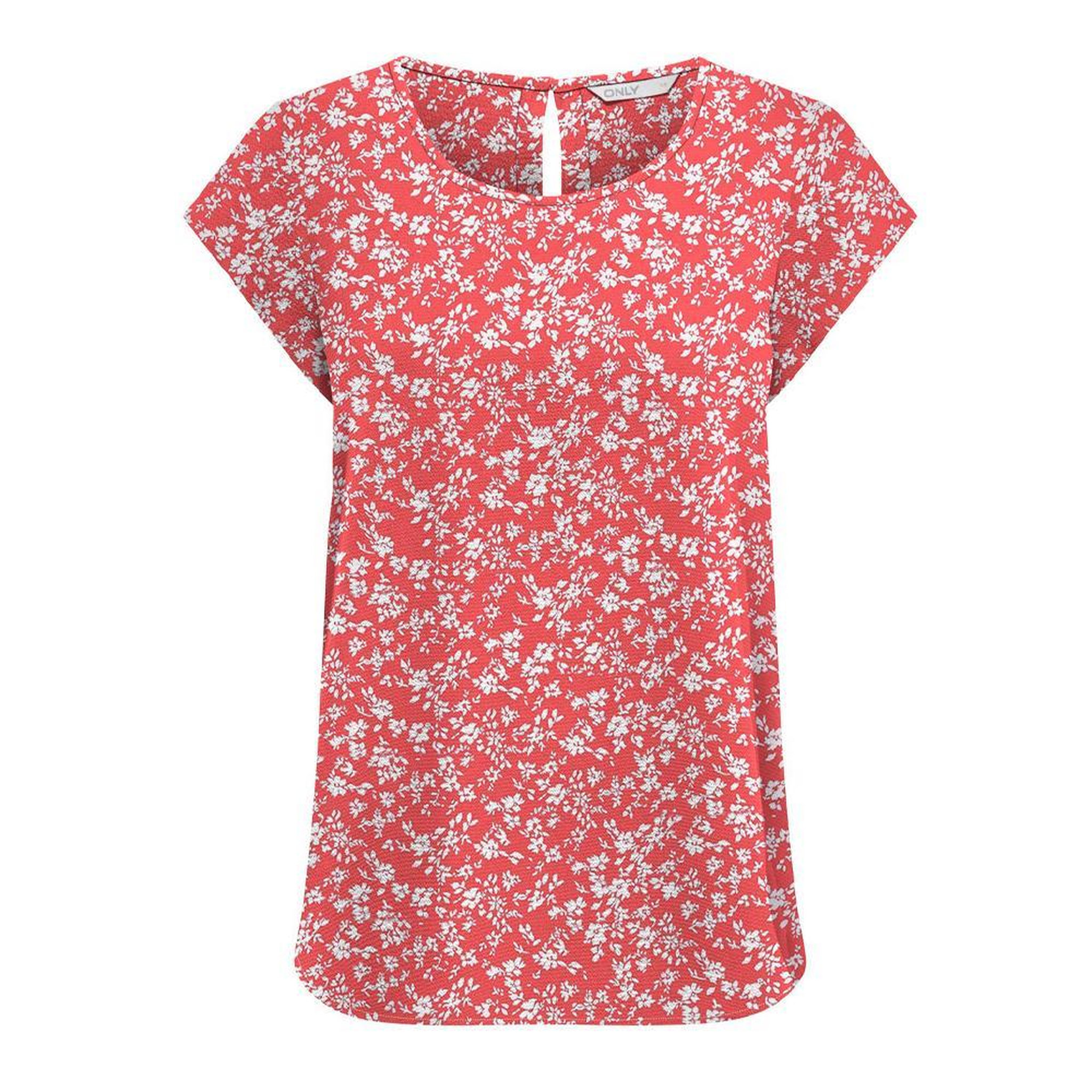 Only Top /Blanc à motifs Femme Only Nova. Coloris disponibles : Rose