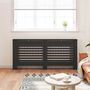 Voir la diapositive 3 : VIDAXL Cache-radiateur noir 172x19x81,5 cm MDF