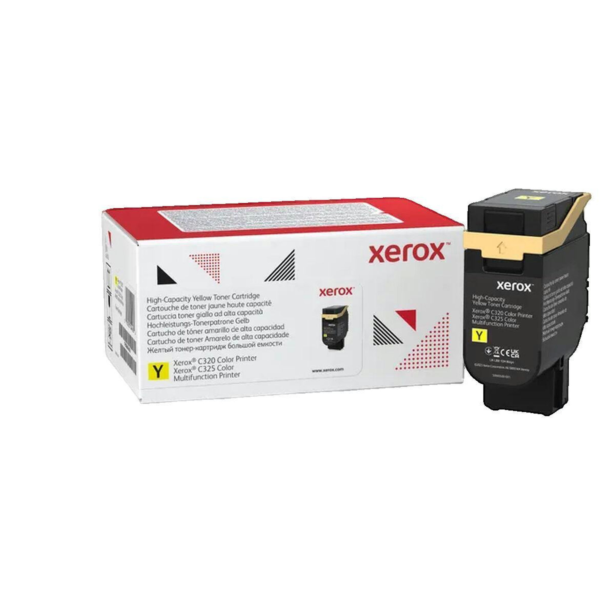 Voir la diapositive 2 : Xerox Cartouche de toner Xerox C320/C325 Jaune