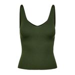 JACQUELINE DE YONG Débardeur en Maille  Femme JDY NANNA. Coloris disponibles : Vert