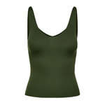 JACQUELINE DE YONG Débardeur en Maille  Femme JDY NANNA. Coloris disponibles : Vert