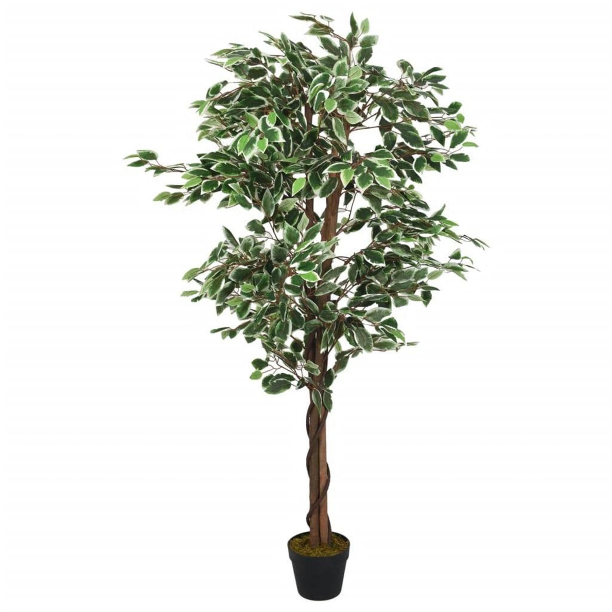 VIDAXL Ficus artificiel 378 feuilles 80 cm vert