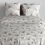 Voir la diapositive 2 : ATELIER DU COTON Housse de couette 240x220 + 2 taies en coton 57 fils