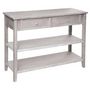 Voir la diapositive 1 : ATMOSPHERA Console 2 Tiroirs en Bois  Charme  110cm Naturel