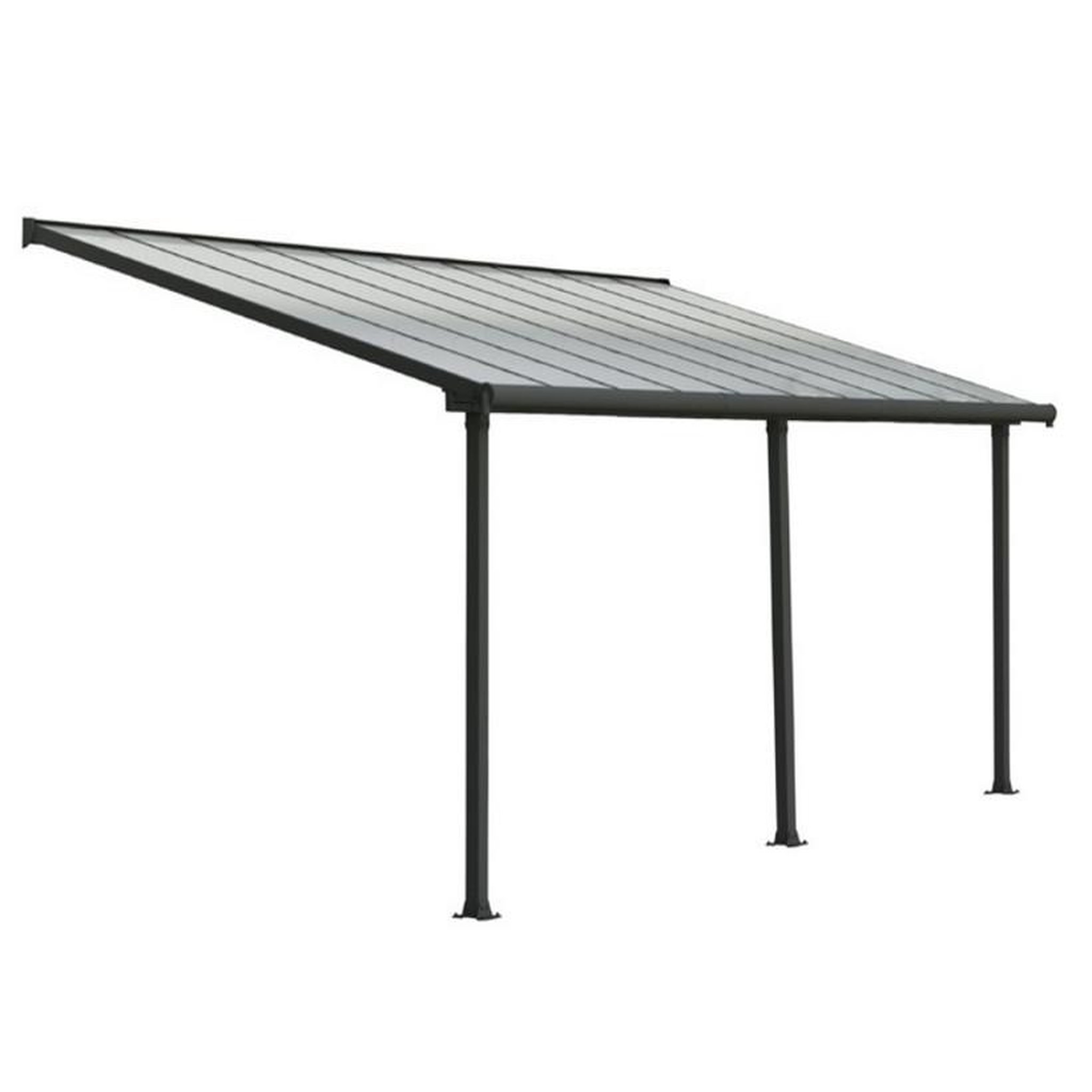 Palram Pergola 18.3m² gris anthracite - 704351