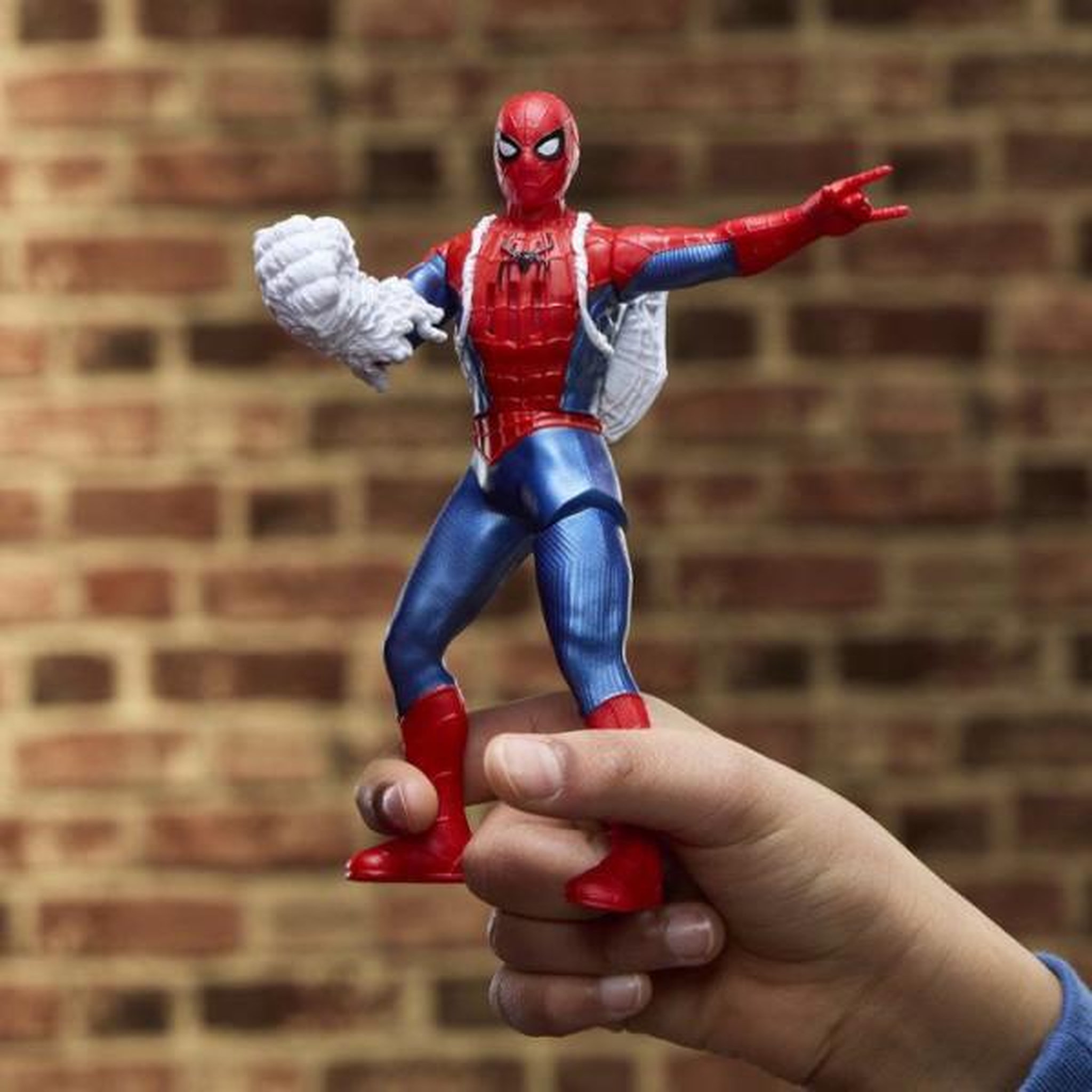 Voir la diapositive 5 : HASBRO Figurine électronique Spiderman 15 cm avec effets sonores, jouets de super-héros pour enfants , Marvel Studios SpiderMan dès