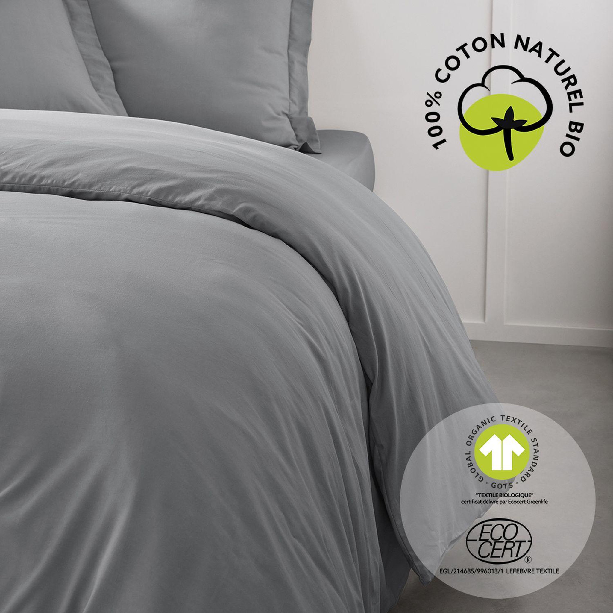 Voir la diapositive 2 : Today Housse de couette 2 places - 100% coton BIO
