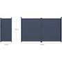 Voir la diapositive 3 : Habitat et Jardin Pack portail + portillon  Marc  - Gris