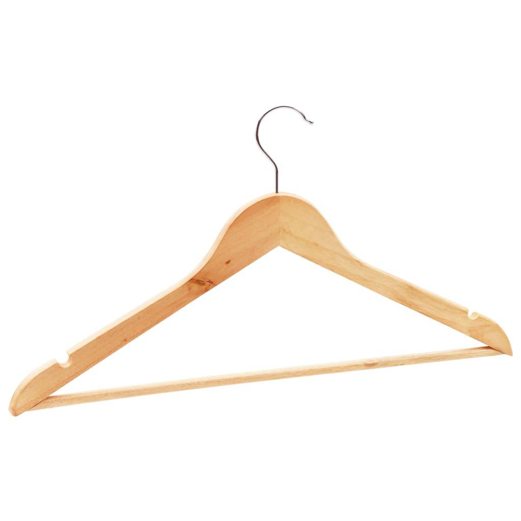 Voir la diapositive 3 : VIDAXL Cintres antiderapants 100 pcs Bois dur