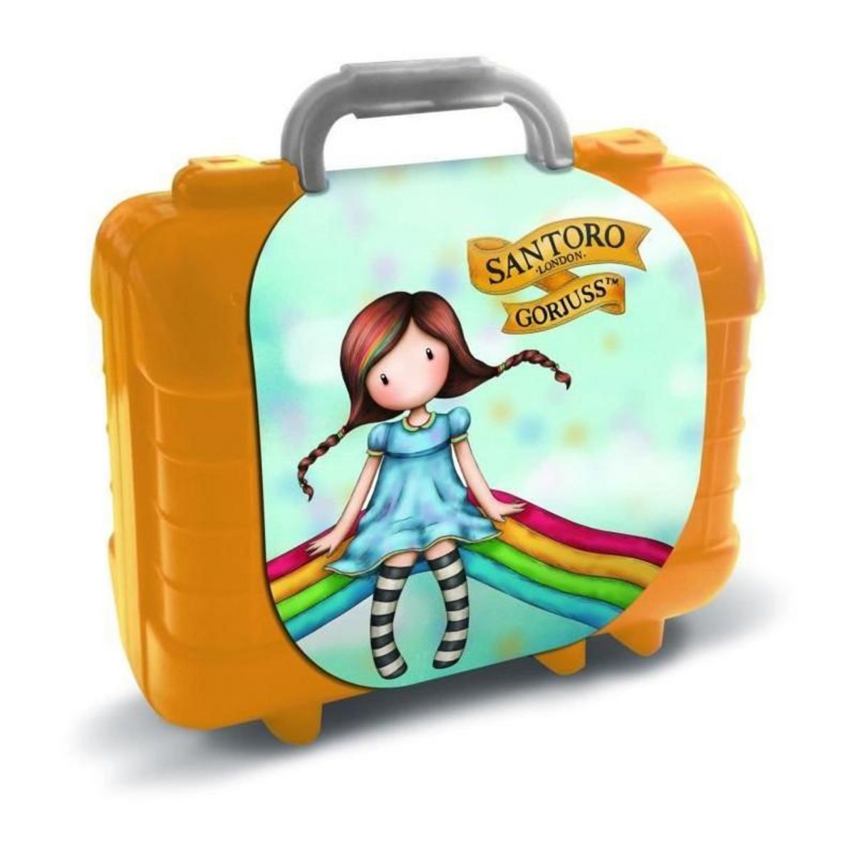 Multiprint Travel Set - MULTIPRINT - 42136 - 5 tampons Gorjuss, 10 crayons
