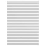 VIDAXL Store zebre gris clair largeur du tissu 160,9 cm polyester