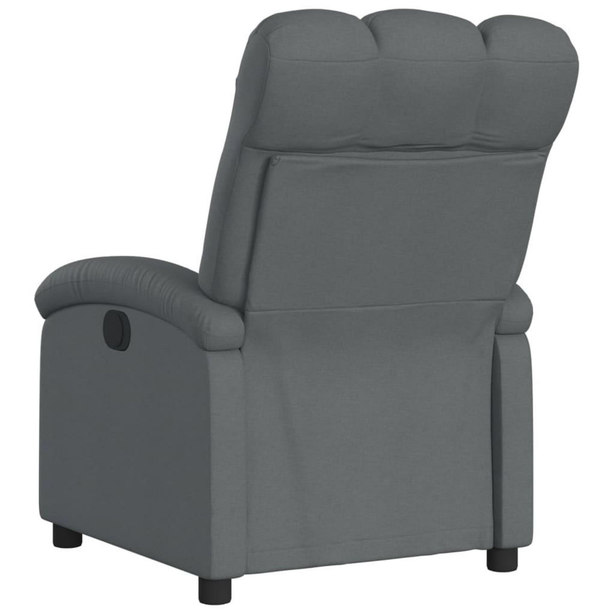 VIDAXL Fauteuil inclinable electrique Gris fonce Tissu