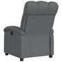 Voir la diapositive 5 : VIDAXL Fauteuil inclinable electrique Gris fonce Tissu