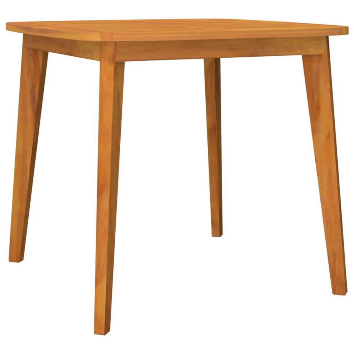 VIDAXL Table de jardin 85x85x75 cm Bois d'acacia solide