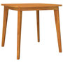 Voir la diapositive 2 : VIDAXL Table de jardin 85x85x75 cm Bois d'acacia solide