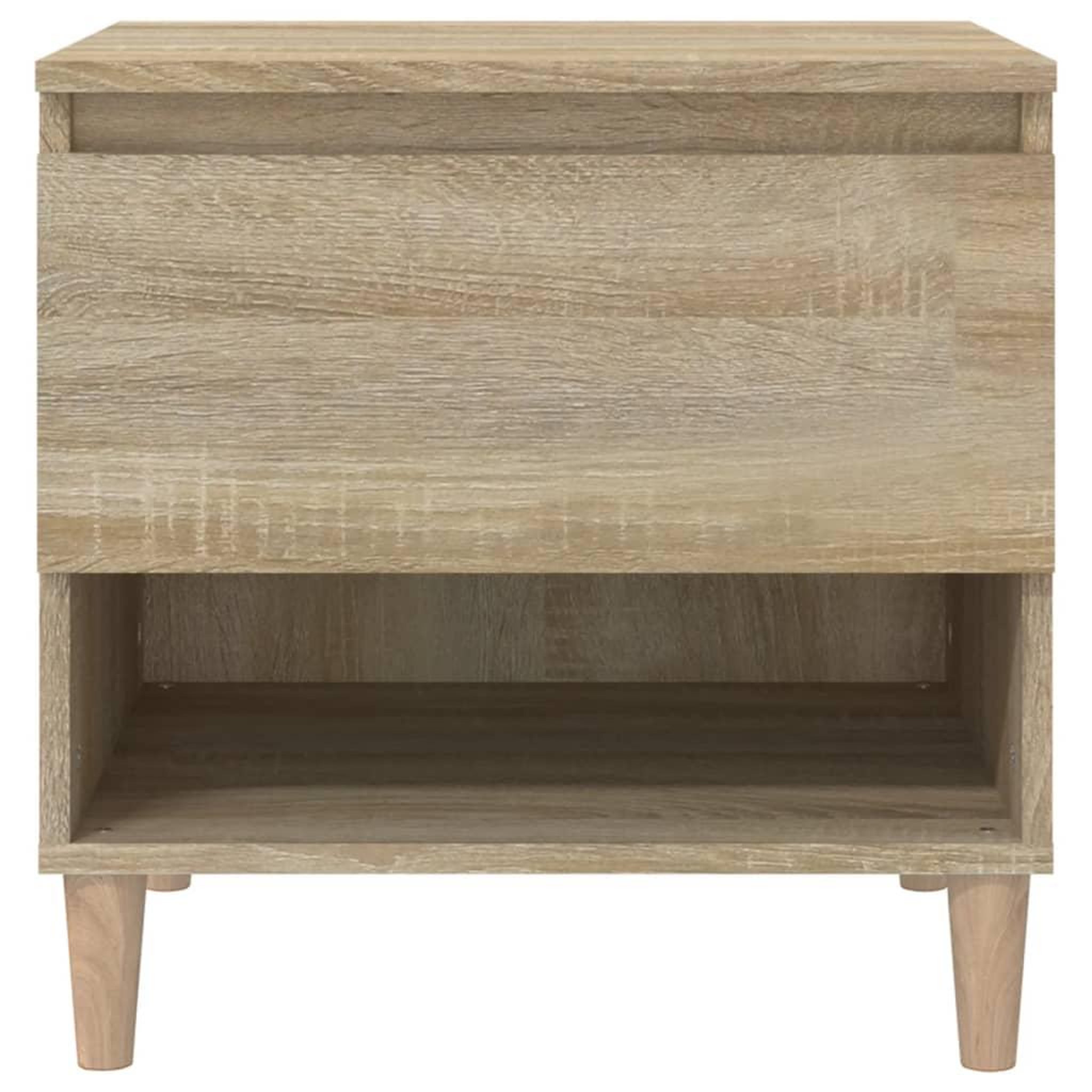 Voir la diapositive 5 : VIDAXL Tables de chevet 2pcs Chene sonoma 50x46x50cm Bois d'ingenierie