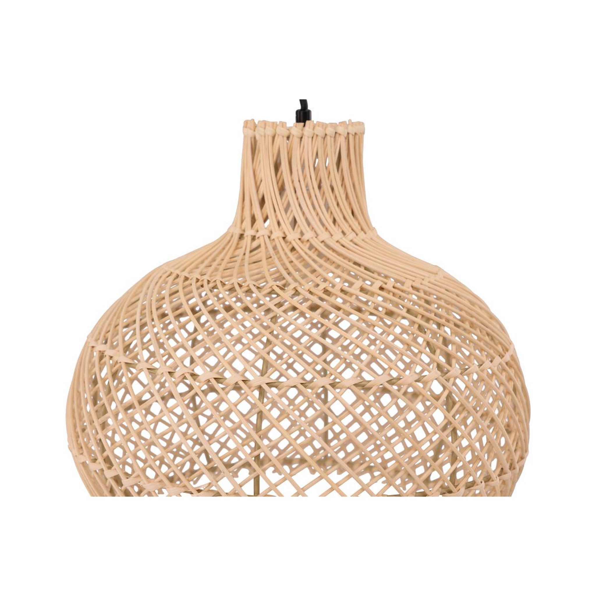 Voir la diapositive 3 : Paris Prix Lampe suspension déco en rotin  varekil  35cm naturel